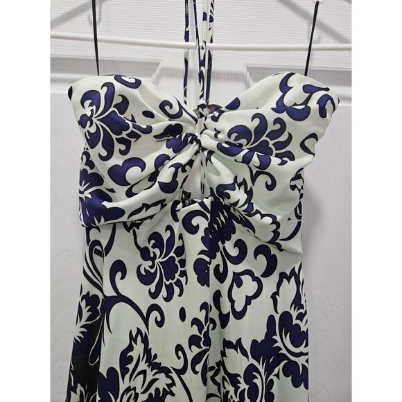 NWT ANTHROPOLOGIE DELFI Halter Maxi Dress Size S Floral Retail 420.00 - Picture 2 of 11